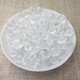 萬(wàn)寶資水晶珠子散珠女手鏈手機鏈手工串珠車(chē)輪材料8mm圓珠條 透明 白色67個(gè)