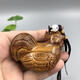 沉水老撾黃花梨木雕手把件文玩核桃手串十二生肖生肖豬掛件擺件牛 雞