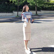 艾珠兒 連衣裙秋冬季新款初戀減齡可愛針織連衣裙過膝毛衣連衣裙秋冬女 藍(lán)色長款 均碼