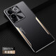 尚幸 vivo S17E手機殼vivoS17E金屬殼鋁合金鏡頭全包防指紋四角防摔磨砂超薄時尚款保護殼 金屬刀鋒【vivo S17E】黑金