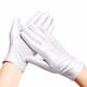 謀福 白色點(diǎn)膠防滑手套 棉毛作業(yè)點(diǎn)塑勞保 點(diǎn)禮儀司機工作手套 （輕薄氨綸白色款3付裝） 【原創(chuàng  )】