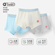 Q21【5A醫(yī)護(hù)纖維】兒童內(nèi)褲男童女童寶寶小海綿凈化褲三角平角3條裝 男平角-奶凍藍(lán)/舒芙蕾米/巖灰 3條 100 建議體重26-31斤