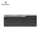 雙飛燕（A4TECH） FBK25無(wú)線(xiàn)藍牙鍵盤(pán)雙模筆記本電腦MacBook便攜超薄安靜ipad通用 FBK25(遂空灰)