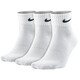 耐克（NIKE）襪子男女新款三雙裝透氣跑步訓(xùn)練休閑運(yùn)動(dòng)中筒襪 中襪三雙裝SX7677-100  L(42-46碼)