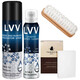LVV進(jìn)口絨皮補色劑翻新護理麂皮翻毛皮反毛皮磨砂皮雪地靴黑色無(wú)色 套裝11無(wú)色+清潔+生膠擦+生膠刷 250,ml