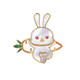 依特衣食無(wú)憂(yōu)愜意可愛(ài)為你摘星星的兔子胸針女配飾胸花別針新年禮物女 衣食無(wú)憂(yōu)兔子