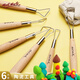 【全網(wǎng)低價(jià)】蒙瑪特(Mont Marte)陶泥工具6支裝 軟陶泥塑雕刻刀精雕粘土陶藝刀套裝 木泥塑刀軟泥diy陶藝工具M(jìn)MSP0004美術(shù)寫生