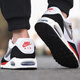 耐克（NIKE）官方男鞋 新款A(yù)ir Max氣墊緩震耐磨運動鞋舒適休閑低幫跑步鞋 511416-104/灰紅 41
