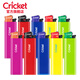 草蜢（CRICKET）砂輪打火機 純色10支 原裝進(jìn)口一次性火石滑輪安全防爆可定制