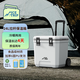 冰途拉桿保溫箱冷藏車載大容量戶外露營保溫箱保冷箱保熱 24L白灰色（6面PU）