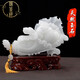 錦呈祥天然玉石玉白菜擺件商務(wù)禮品客廳辦公室桌面開業(yè)禮物生意興隆擺件 玉白菜百財(cái)_長約26厘米
