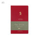 時(shí)間系列十年五年三年一年日記本一問(wèn)自由書(shū)365天計劃本手賬本日程本精裝本記事本文具筆記本 五年：濃磚紅 192張 A5
