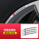 拓比應(yīng)寶馬輪轂裝飾貼新x1x2x3x4x5x6x7系gt改裝用品隨意車身M標(biāo)貼片 寶馬輪轂金屬貼【銀色款】4件裝