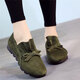 京睿新款春秋季老北京布鞋女鞋單鞋工作鞋酒店 119綠色 38