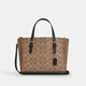 蔻馳（COACH）女包mollie25托特包手提包時(shí)尚單肩斜挎包【正品保證】 【淺棕色】CV965 IMQRX