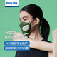 飛利浦電動(dòng)新風(fēng)口罩ACM055輕盈版可替換FY0085 KN95口罩防霧口罩 ACM055/04森林綠含風(fēng)機