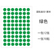 1厘米圓點(diǎn)貼紙 永實(shí)彩色圓形小標(biāo)簽貼不干膠圓形貼紙銷控貼標(biāo)圓形標(biāo)簽紙顏色標(biāo)手寫口取紙分類標(biāo)記自粘貼 1cm綠色