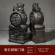 魔都石雕門(mén)墩抱鼓石一對(duì)家用庭院門(mén)口青石獅子貔貅麒麟象仿古做舊石鼓 祥瑞麒麟一對(duì)高80cm 90%的選擇