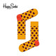 Happy Socks彩色波點(diǎn)襪子女ins潮男中筒棉襪女襪子男 黃色波點(diǎn) 1雙 M 36-40