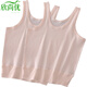 欣尚優(yōu)中老年女純棉背心媽媽無(wú)袖汗衫加大碼短款內衣背心純棉短跨欄修身 2件肉色 2XL 110-130斤