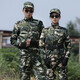 盾郎迷彩服男套裝軍迷服裝作訓女學(xué)生軍訓服耐磨表演戰術(shù)服勞保工作服 綠花迷彩 175(XL)