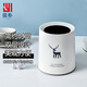 依樸桌面垃圾桶無(wú)蓋1.5L圓形北歐白色鹿迷你茶幾辦公室書(shū)房車(chē)載簡(jiǎn)約