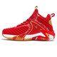 喬丹格蘭籃球鞋男春秋季透氣網(wǎng)面球鞋男皮面防水特大碼男鞋防滑運動(dòng)跑步鞋 大紅-網(wǎng)面款 40