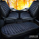 車(chē)格仕汽車(chē)坐墊通用冬季毛絨加厚三件套單片后排座墊防滑保暖絨座套車(chē)載 經(jīng)典黑三件套-方形款帶靠背