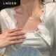 Lnieer999足銀星星項(xiàng)鏈女士輕奢鎖骨鏈2025新款小眾高級(jí)感氣質(zhì)頸鏈配飾 星星微鑲項(xiàng)鏈【999足銀】
