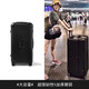 領(lǐng)游者行李箱男大容量尺寸旅行箱拉鏈加厚密碼箱特大號皮箱學(xué)生拉桿箱 潮流黑【結實(shí)耐用】 100英寸 【加大加厚】