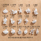 江浸月銀鈴鐺 999小吊墜如意元寶dy手工手鏈腳鏈項鏈編制戒指配件SN1120 EE-a 1.吉祥如意 小吊墜