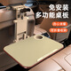 齊選車載小桌板汽車折疊桌后排辦公吃飯桌電腦支架桌子多功能汽車通用 升級款【奶油黃】 超強承重