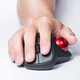 SANWA SUPPLY 人體工學(xué)軌跡球鼠標(biāo) 15°傾斜 全按鍵輕音 大拇指操作 小指指托 4鍵4檔DPI 繪圖設(shè)計(jì)CAD 34mm球體 紅色 有線(xiàn)GMATB128