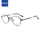 精工(SEIKO)眼鏡框男女全框鈦材商務(wù)休閑遠近視眼鏡架H03098 112 49mm亮黑色