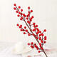 清雅（qingya）發(fā)財(cái)果仿真花擺設(shè)紅色漿果紅果冬青果紅果裝飾 6叉紅果[6-8枝爆瓶 6叉紅果[6-8枝爆瓶]