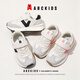 ABC KIDS兒童運(yùn)動(dòng)鞋春夏季男童鞋百搭女童阿甘鞋 米/黑色 32碼內(nèi)長(zhǎng)18.5cm
