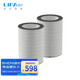 LIFAair LA22HEPA濾芯 適用于LA500/500E/510空氣凈化器（2只裝） LA22 HEPA濾芯