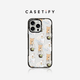 CASETIFY 咖啡與貓貓 適用于iPhone16/15/14/Plus/Pro/Max手機(jī)殼 透明黑框 iPhone 16 Pro