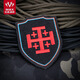MAXGEAR十字軍貼章 戶(hù)外軍個(gè)性臂章魔術(shù)貼章背包貼識別貼章 十字軍貼章