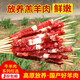密農(nóng)人家  高原溜達(dá)羔羊 密云農(nóng)家 羊肉串 燒烤食材280g（15串）