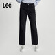 Lee舒適版經(jīng)典五袋款黑色女牛仔褲顯瘦休閑潮流
