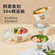 沃德百惠（WORTHBUY）304不銹鋼湯碗兒童水果輔食碗小學(xué)生便攜外帶小碗家用沙拉碗飯碗 一個(gè)裝