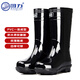 回力雨鞋男士高筒防水防雨靴男鞋耐磨釣魚(yú)鞋戶(hù)外加絨保暖膠鞋HXL838 中筒 42