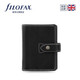 Filofax 英國進口malden A8 M5迷你便攜真牛皮活頁筆記本手帳本記事本禮物 A8 mini 黑色028624