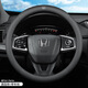 適用本田思域型格繽智鋒范飛度CRV皓影凌派雅閣冠道方向盤(pán)套真皮 本田標-(超柔手感） 標準