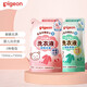 貝親（Pigeon） 嬰兒洗衣液新生兒多效促銷(xiāo)裝寶寶衣物清潔液嬰兒洗衣凝珠濃縮型 750ml 2瓶 組合裝 -花香+果香
