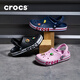 crocs卡駱馳洞洞鞋貝雅卡駱班輕便耐磨一腳蹬休閑鞋|205089 黑色/白色-066 41 /42(260mm)