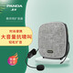 熊貓（PANDA） K80小蜜蜂擴音器教師專用無線麥克風便攜式喊話器插卡音箱錄音喇叭話筒腰麥腰掛音樂播放器小音響 K80黑色【含有線麥】