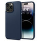 SPIGEN 適用蘋(píng)果14手機殼iPhone14Pro max全包氣囊防摔新款14plus保護殼商務(wù) 十字紋 海軍藍 iPhone14Pro Max