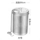 啟慧捷304不銹鋼茶濾茶漏茶葉過(guò)濾網(wǎng)泡茶器茶壺調(diào)味球茶杯保溫杯茶隔 大號(hào)